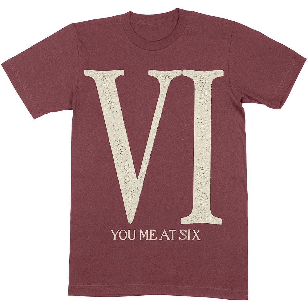 You Me At Six - Roman VI Heren Tshirt - Rood